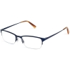 Angle View Image of Caldwell Eyeglasses Collection, by Warby Parker Brand, in Brushed Navy Color