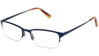Angle View Image of Caldwell Eyeglasses Collection, by Warby Parker Brand, in Brushed Navy Color