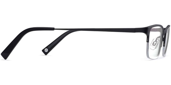 Side View Image of Caldwell Eyeglasses Collection, by Warby Parker Brand, in Carbon Color