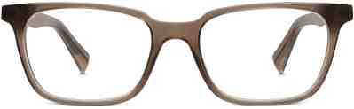 Front View Image of Barnett Eyeglasses Collection, by Warby Parker Brand, in Quail Egg Grey Color