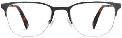 Front View Image of Wallis Eyeglasses Collection, by Warby Parker Brand, in Brushed Navy Color