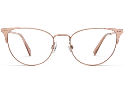 Front View Image of Ava Eyeglasses Collection, by Warby Parker Brand, in Rose Gold Color
