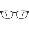 Front View Image of Crane Eyeglasses Collection, by Warby Parker Brand, in Black Matte Eclipse Color