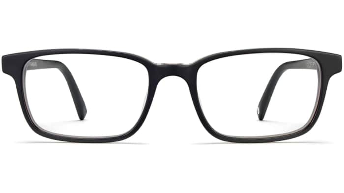Front View Image of Crane Eyeglasses Collection, by Warby Parker Brand, in Black Matte Eclipse Color
