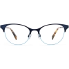 Front View Image of Esther Eyeglasses Collection, by Warby Parker Brand, in Brushed Navy Color