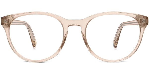 Front View Image of Jane Eyeglasses Collection, by Warby Parker Brand, in Elderflower Crystal Color