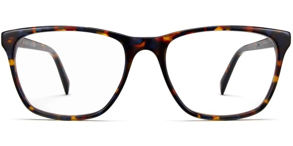 Front View Image of Yardley Eyeglasses Collection, by Warby Parker Brand, in Blue Marbled Tortoise Color