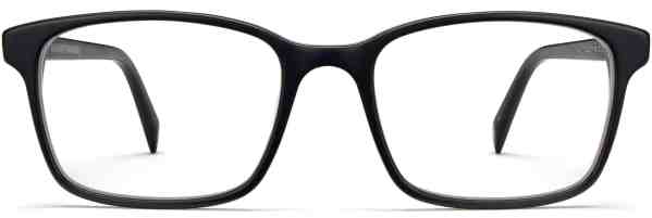 Front View Image of Brady Eyeglasses Collection, by Warby Parker Brand, in Black Matte Eclipse Color