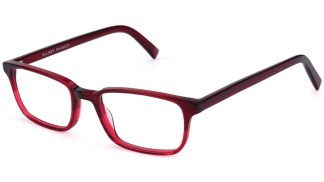 Angle View Image of Wilkie Eyeglasses Collection, by Warby Parker Brand, in Berry Crystal Fade Color