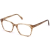 Angle View Image of Hughes Eyeglasses Collection, by Warby Parker Brand, in Chestnut Crystal Color