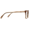 Side View Image of Hughes Eyeglasses Collection, by Warby Parker Brand, in Chestnut Crystal Color