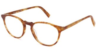 Angle View Image of Butler Eyeglasses Collection, by Warby Parker Brand, in Butterscotch Tortoise Color