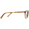 Side View Image of Butler Eyeglasses Collection, by Warby Parker Brand, in Butterscotch Tortoise Color