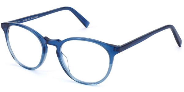 Angle View Image of Butler Eyeglasses Collection, by Warby Parker Brand, in Shoreline Fade Color
