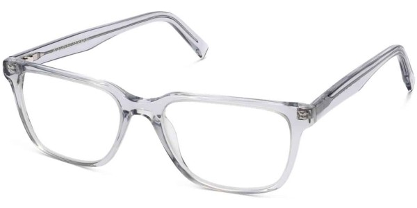 Angle View Image of Gilbert Eyeglasses Collection, by Warby Parker Brand, in Sea Glass Grey Color