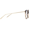 Side View Image of Faye Eyeglasses Collection, by Warby Parker Brand, in Layered Onyx Tortoise with Polished Gold Color Side View Image of Faye Eyeglasses Collection, by Warby Parker Brand, in Layered Onyx Tortoise with Polished Gold Color