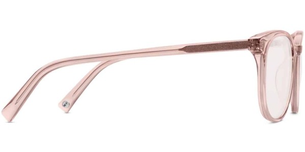 Side View Image of Durand Eyeglasses Collection, by Warby Parker Brand, in Rose Water Color