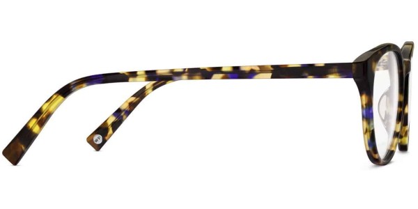 Side View Image of Jane Eyeglasses Collection, by Warby Parker Brand, in Violet Magnolia Color