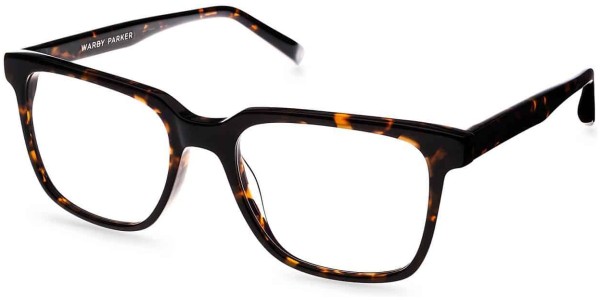 Angle View Image of Chamberlain Eyeglasses Collection, by Warby Parker Brand, in Whiskey Tortoise Color