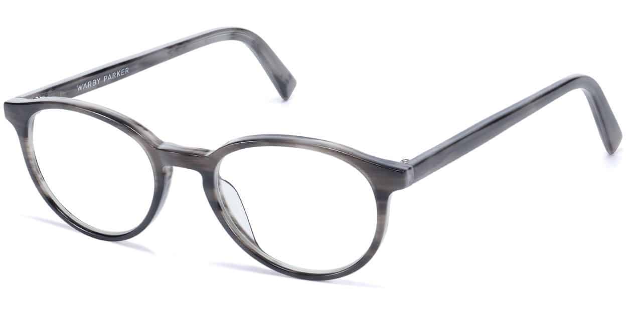 Angle View Image of Watts Eyeglasses Collection, by Warby Parker Brand, in Greystone Color