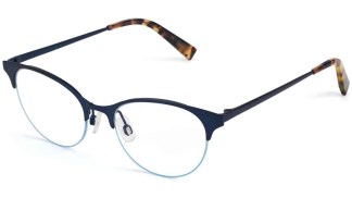 Angle View Image of Esther Eyeglasses Collection, by Warby Parker Brand, in Brushed Navy Color