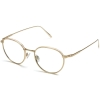 Angle View Image of Darin Eyeglasses Collection, by Warby Parker Brand, in Polished Gold Color Angle View Image of Darin Eyeglasses Collection, by Warby Parker Brand, in Polished Gold Color