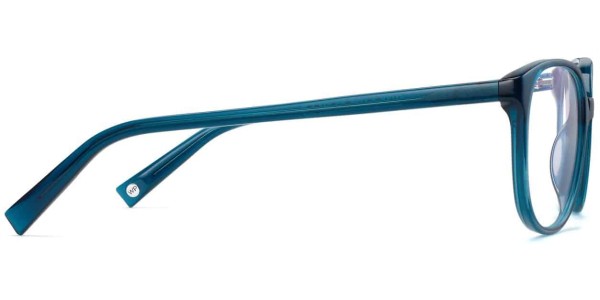 Side View Image of Eugene Eyeglasses Collection, by Warby Parker Brand, in Adriatic Crystal Color