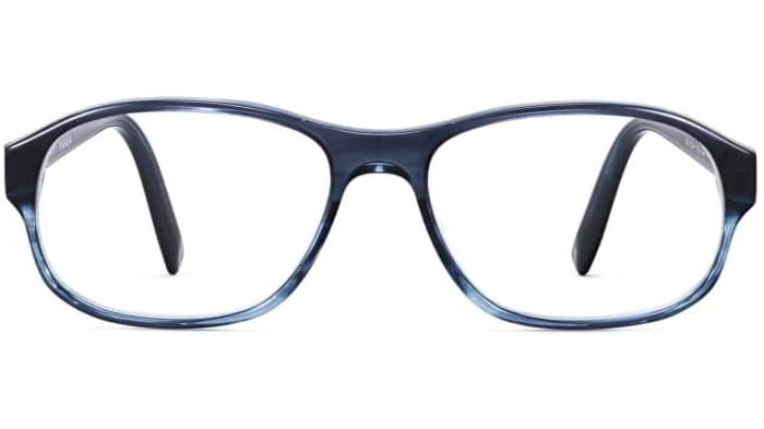 Front View Image of Bryson Eyeglasses Collection, by Warby Parker Brand, in Blue Slate Fade Color