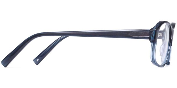 Side View Image of Bryson Eyeglasses Collection, by Warby Parker Brand, in Blue Slate Fade Color