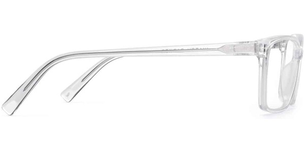 Side View Image of Bryon Eyeglasses Collection, by Warby Parker Brand, in Crystal Color