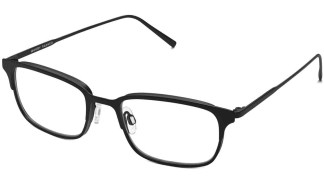 Angle View Image of Hawthorne Eyeglasses Collection, by Warby Parker Brand, in Black Ink Color