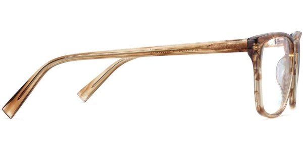 Side View Image of Yardley Eyeglasses Collection, by Warby Parker Brand, in Chestnut Crystal Color
