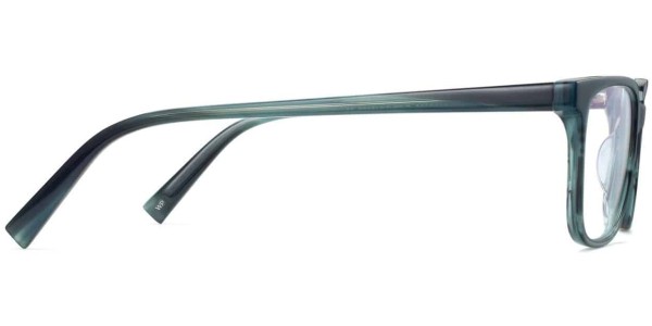 Side View Image of Hayden Eyeglasses Collection, by Warby Parker Brand, in Striped Pacific Color