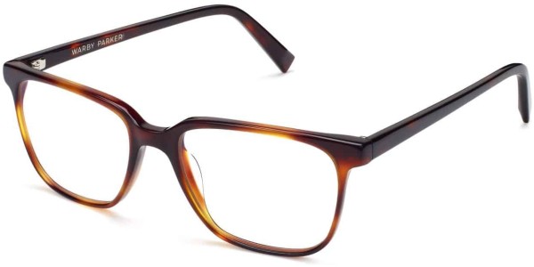 Angle View Image of Hayden Eyeglasses Collection, by Warby Parker Brand, in Rye Tortoise Color