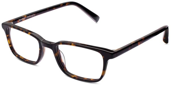 Angle View Image of Oliver Eyeglasses Collection, by Warby Parker Brand, in Whiskey Tortoise Color