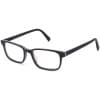 Angle View Image of Crane Eyeglasses Collection, by Warby Parker Brand, in Black Matte Eclipse Color