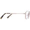 Side View Image of Colby Eyeglasses Collection, by Warby Parker Brand, in Rose Gold Color