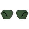 Front View Image of Abe Sunglasses Collection, by Warby Parker Brand, in Brushed Ink Color