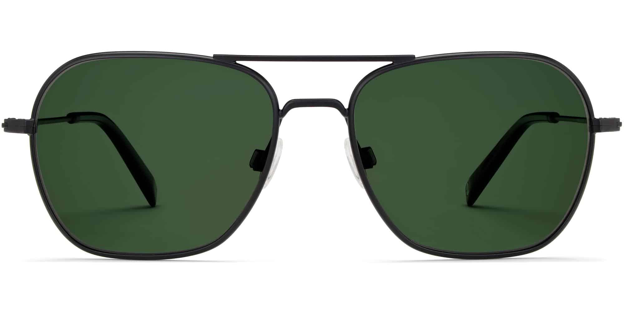 Front View Image of Abe Sunglasses Collection, by Warby Parker Brand, in Brushed Ink Color