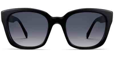 Front View Image of Aubrey Sunglasses Collection, by Warby Parker Brand, in Jet Black Color