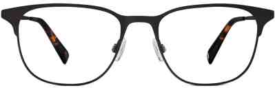 Front View Image of Campbell Eyeglasses Collection, by Warby Parker Brand, in Carbon Color