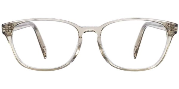Front View Image of Clemens Eyeglasses Collection, by Warby Parker Brand, in Smoky Quartz Crystal Color
