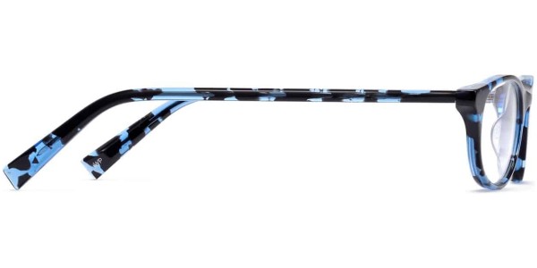 Side View Image of Darby Eyeglasses Collection, by Warby Parker Brand, in Marine Tortoise Color