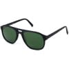 Angle View Image of Hatcher Sunglasses Collection, by Warby Parker Brand, in Jet Black Color