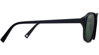 Side View Image of Hatcher Sunglasses Collection, by Warby Parker Brand, in Jet Black Color
