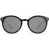 Front View Image of Langley Sunglasses Collection, by Warby Parker Brand, in Jet Black with Polished Gold Color Front View Image of Langley Sunglasses Collection, by Warby Parker Brand, in Jet Black with Polished Gold Color