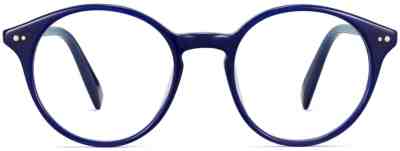 Front View Image of Morgan Eyeglasses Collection, by Warby Parker Brand, in Baltic Blue Color