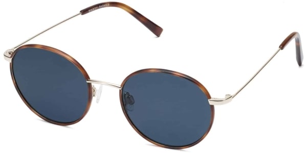 Angle View Image of Duncan Sunglasses Collection, by Warby Parker Brand, in Oak Barrel with Riesling Color