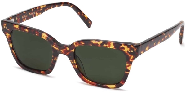 Angle view Image of Beale Sunglasses Collection, by Warby Parker Brand, in Saffron Tortoise Fade Color