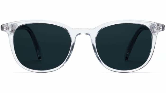 Front View Image of Durand Sunglasses Collection, by Warby Parker Brand, in Crystal Color